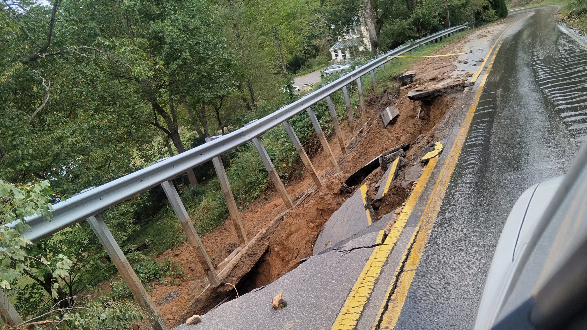 Busbee road washout