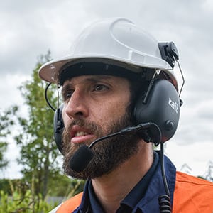 TH3 Hearing Protection Headset - Helmet Mount