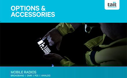 Tait Mobile Radio - Options and Accessories Catalog