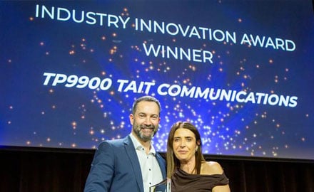 Tait’s Multiband, Multiprotocol Portable Wins Industry Innovation Award from ARCIA