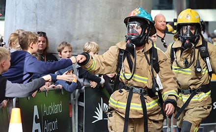 Tait Communications joins firefighters in grueling blood cancer fundraiser