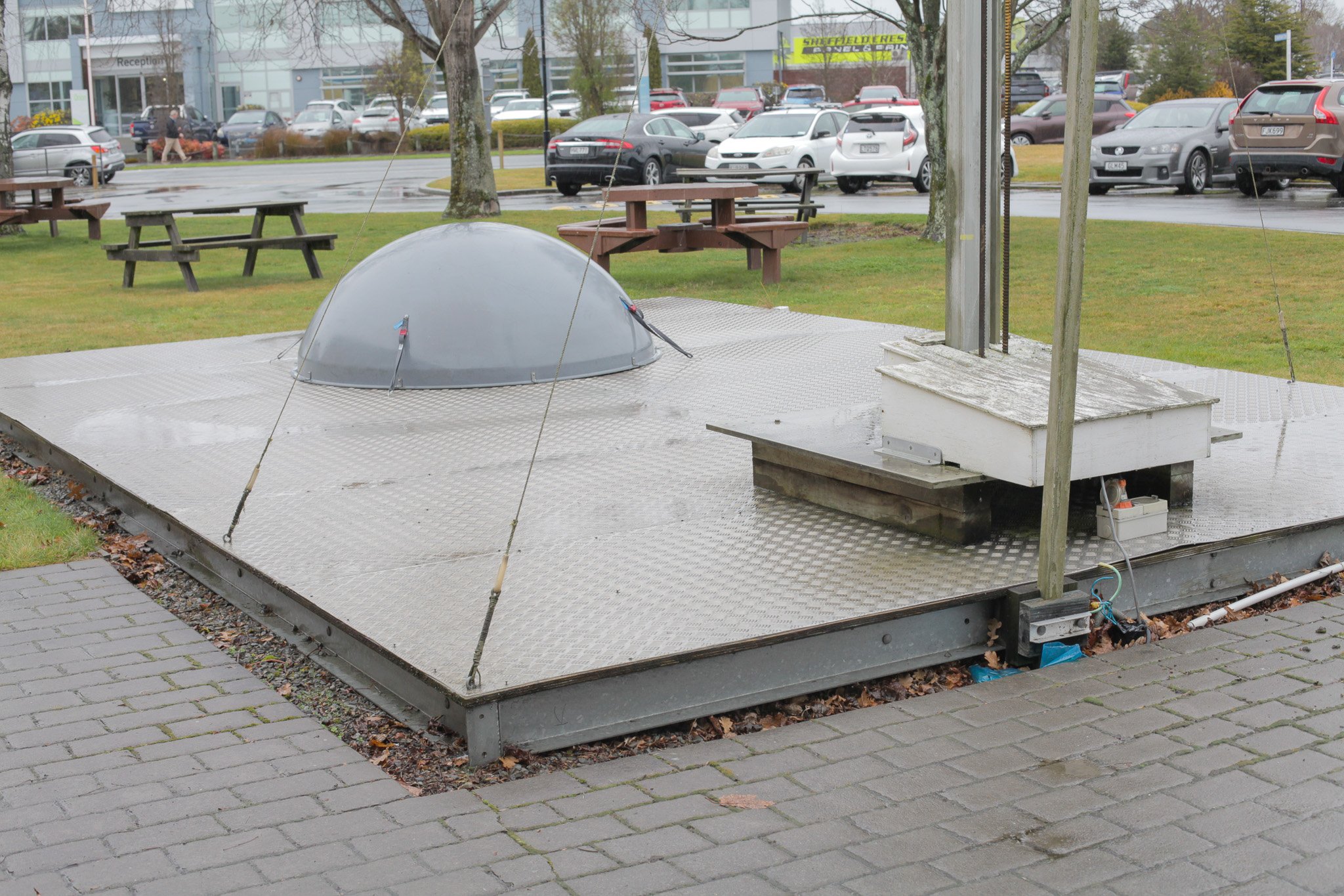The old Open Air Test Site (OATS) system to be replaced