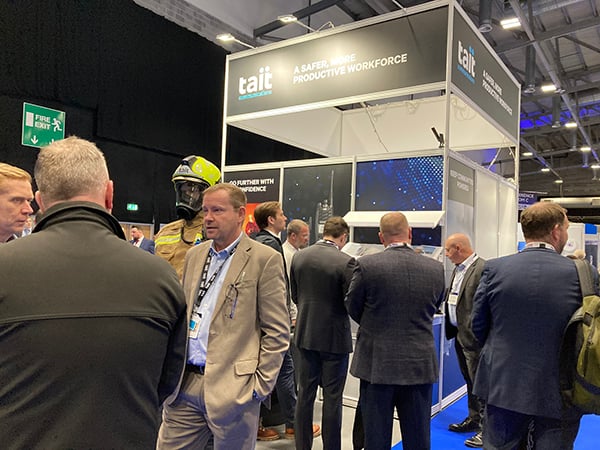 The Tait booth crowd at BAPCO 2023