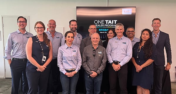 The Tait team at the Australian Roadshow