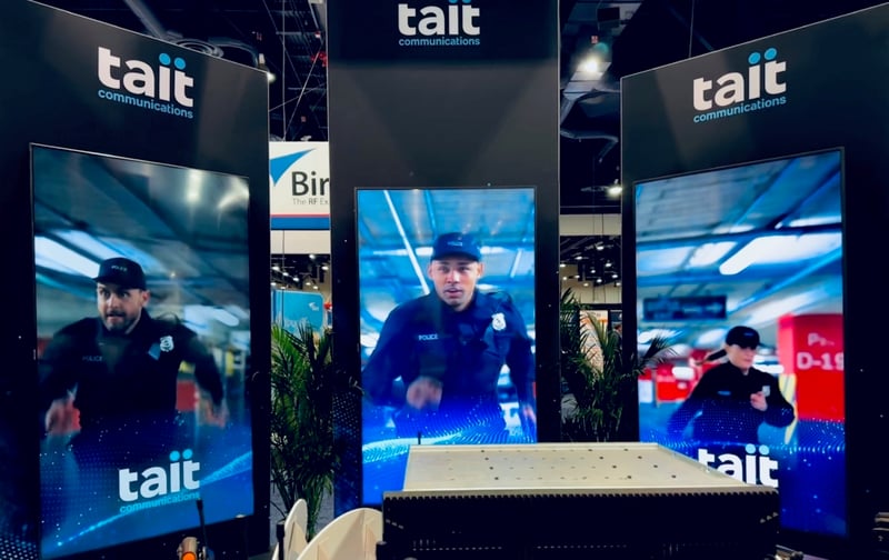 Digital panel displays for TAIT AXIOM Broadband Solutions