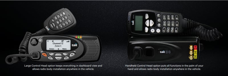 TAIT AXIOM Mobile Head Control Units