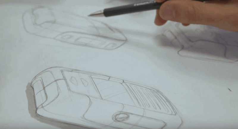 Rugged Radio Design Sketch