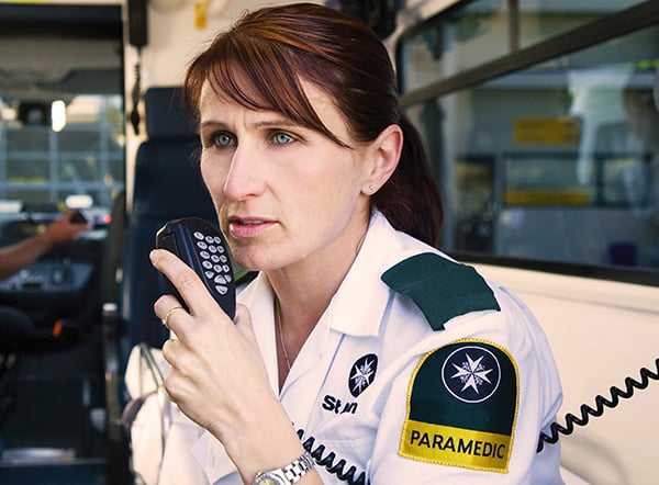 A Paramedic from St John New Zealand 