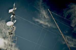 combined voice and data radio towers