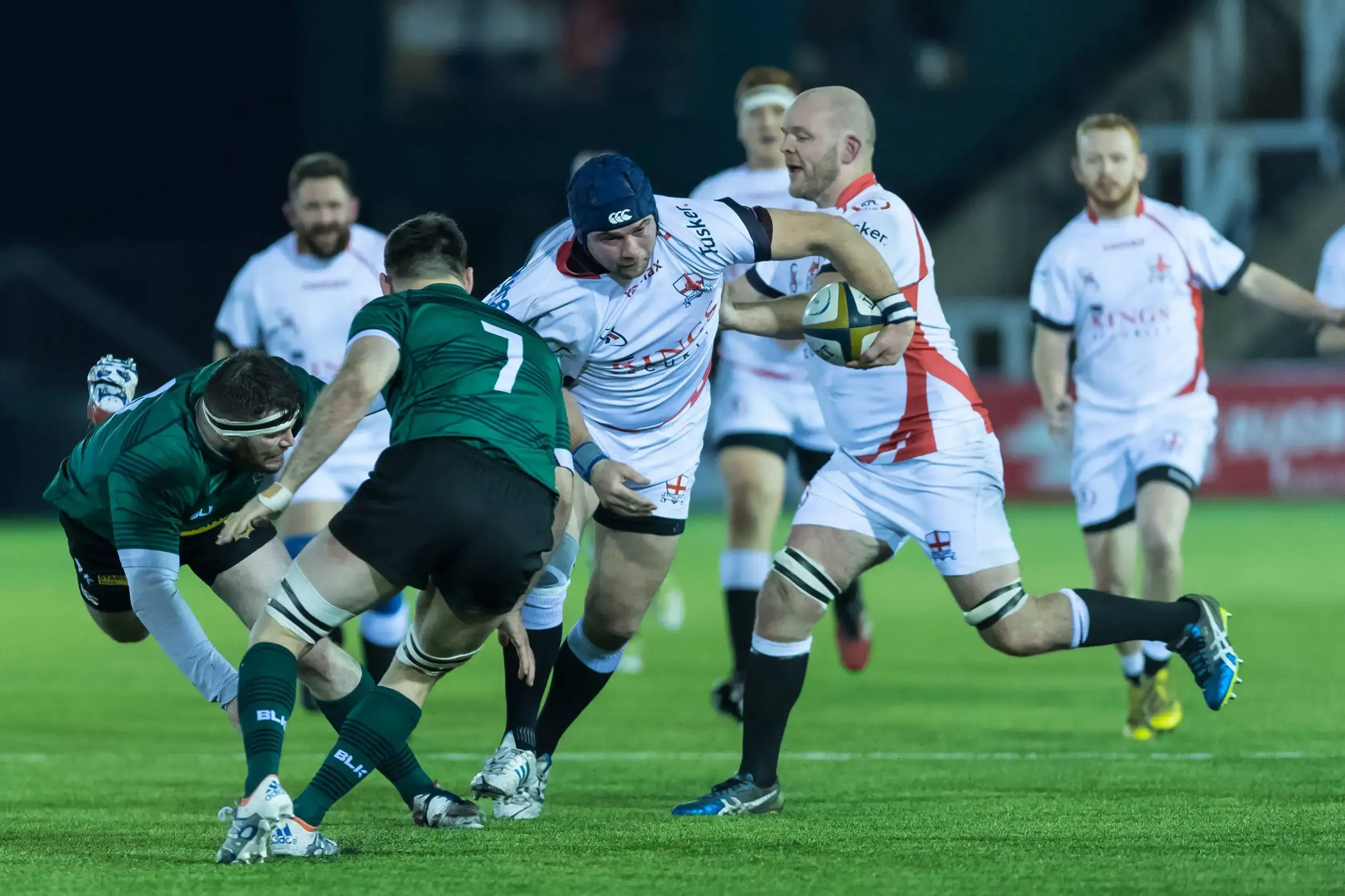 From the beat to the field: Tait teams up with England police rugby team