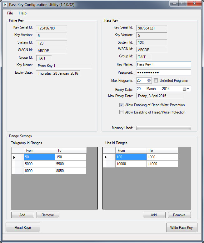 EnableProtect Advanced System Key screenahot